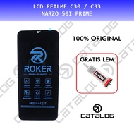 ROKER REALME C30 LCD CIGARETTEOriginal REALME C33/ NARZO 50I/ FULLSETPrime