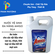 (CHÍNH HÃNG) DUNG DỊCH TẨY RỬA DẦU NHỚT NƯỚC VỆ SINH ĐA NĂNG AMIGO TẨY DẦU NHỚT 5000ml (Có xuất HD V