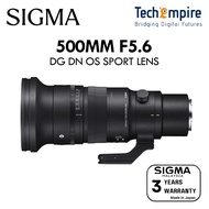 Sigma 500mm f5.6 DG DN OS Sports Lens (Sony FE) 500mm-F5.6 DG DN For Sony