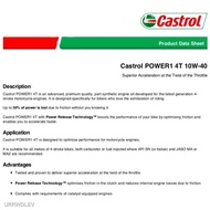 🚚℗◈❏(FREE GIFT)CASTROL POWER 1 10w40 4T OIL SEMI SYNTHETIC 100% ORIGINAL ENGINE OIL 1box=24botol)