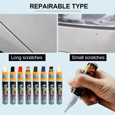 Car Scratch Repair Pen Suitable for Repairing Scratches on Dashboards/Car Doors/Trim Strips Long Las