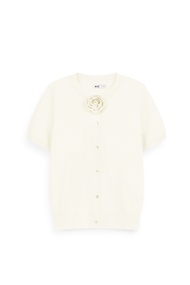 AIIZ (เอ ทู แซด) - AIIZ คาร์ดิแกนผู้หญิงผ้าถัก AIIZ Womens Knitted Cardigan