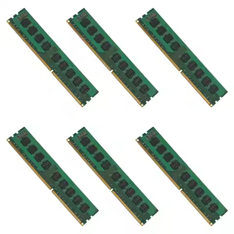 AU40!!6X 4GB 2RX8 PC3-10600E 1.5V DDR3 1333Mhz ECC Memory RAM Unbuffered For Server Workstation(4G)