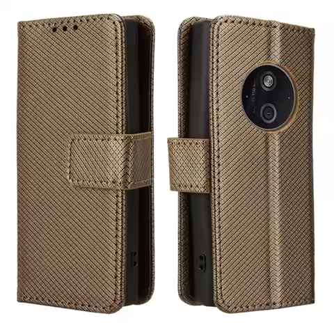 For Nokia 125 110 4G 2024 Case Flip Luxury Diamond Pattern Skin Leather Wallet Lanyard Cover For HMD