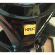 HRC/ Acrylic Emblem Sticker HRC Speedometer Acrylic Emblem