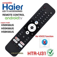 Haier HTR-U31 Android LED Tv Remote Control For H50K66UG H55K66UG H58K66UG