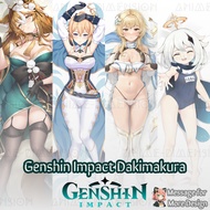Genshin Impact Dakimakura Pillow Hina Jean Lumine Paimon 原神抱枕 派蒙 希娜 荧 派蒙 GSDK
