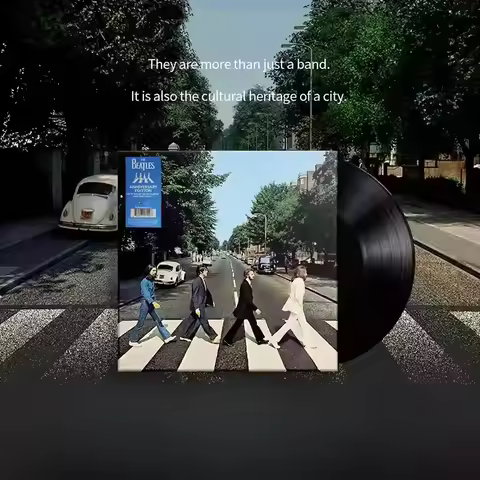 Classic Rock The Beatles LP Vinyl Record Abbey Fully Compatible with All Standard Turntables & DJ De