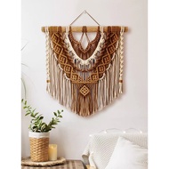 Moroccan Handmade Living Room Style Wall Ornaments Tassel Bohemian Woven Decorative Tapestry B & B T