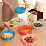 ถาดอบซิลิโคนหม้อทอด Air fryer เคลือบสารกันติดทำความสะอาดง่ายเตาอบปลอดภัยถึง450 ° F เครื่องล้างจานปลอดภัย