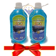 2 bottles of ECO Clean concentrated super Clean car glass cleaner 2L