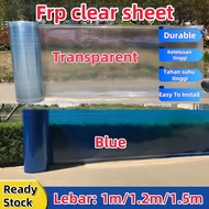 Atap cerah lutsinar rata 1mm/flat transparent roof/greenhouse/awning sheet/bumbung