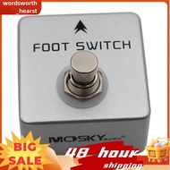 Foot Switch Lockable Effect Pedal Tap Tempo Switch Pedal Guitar Single Tap Efect Pedal Audio Channel