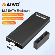 MAIWO Aluminum M.2 NGFF SSD Enclosure SATA  to USB 3.0 SSD Adapter case for NGFF SATA SSD Disk Box 2