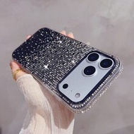 Women's Luxury Rhinestone Decorated Frame Soft Phone Case Compatible With IPhone 17 Pro Max/17 Pro/1