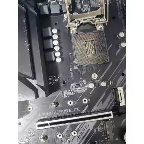 Used B460M AORUS ELITE Micro ATX Motherboard LGA 1200 Support 10th Gen Core CPU DDR4 RAM Mainboard f