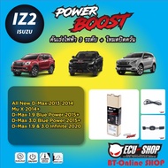 คันเร่งไฟฟ้า ECU SHOP POWER BOOST [IZ2] สำหรับ ISUZU ALL NEW D-MAX MU X 2014+1.9/3.0 BLUE POWER1.9/3