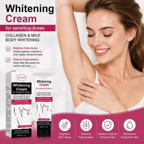 Underarm Whitening Cream Lighten Skin Brightening Improve Dullness Bleaching Private Parts Knee Thig