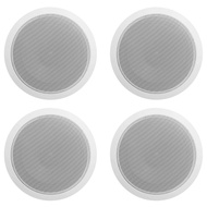 70V 6" Commercial Ceiling Speakers 4 Restaurant/Office, White (CCL6T