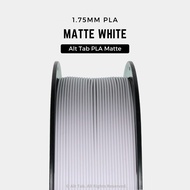 (Local Stock) Matte White PLA Filament 1.75mm 1kg for 3D Printer/Printing Alt Tab BAMBU AMS CREALITY