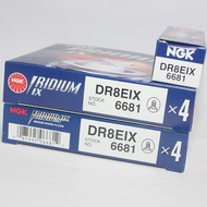 Free Shipping NGK Motorcycle Iridium Spark Plug DR8EIX/CG125/D8EA/D8TC/DR8EA/A8YC Applicable
