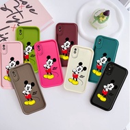 Cartoon Cute Cross Arms Mickey Mouse Phone Casing For Redmi 9a 9i 9C 9t 10a A1 A2 A3 Pro 14c / Note 