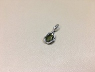 捷克隕石切面純銀吊墜 ( 1 ) - 蘊藏極大能量有助開心發財及辟邪