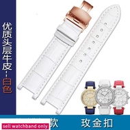 ☎▬ Genuine Leather Watchband for MK Table Notch Watch Band Michael Kors Mike Coles Female Watch Stra