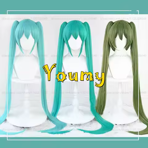 110cm Long Miku Cosplay Wig with Double Ponytails Senbonzakura Cosplay Wig SNOW MIKU Cosplay Anime H