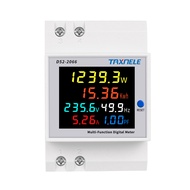 AC monitor 110V 220V 380V 100A Voltage Current Power Factor Active KWH Electric energy Frequency met