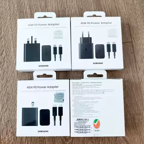 EP-T4510 Samsung 45W PD Charger Super Fast Charging For Galaxy S25 Ultra Plus S24 S23 A56 C55 EU/US/