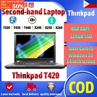 【Lenovo】Used Laptop Second-hand Laptop Thinkpad T420 4GB RAM｜128GB SSD｜Core i5 ｜Windows10｜14-Inch
