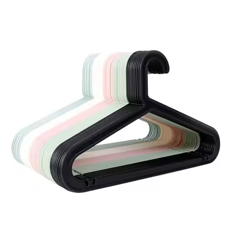 10PCs/lot Adult Clothes Hangers Jeans Pants Coat Hanger Home Storage Holder Dress Hanger Dying Racks