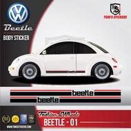 💥💥BEETLE CAR BODY STICKERS SET BEETLE - 01