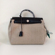 Hermes愛馬仕 Herbag 帆布包 單肩斜挎31 y刻