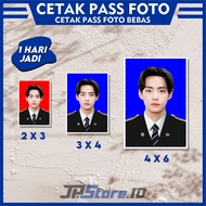 Photo Pass Printing One Daybebas 2X3 3X4 4X6 (1 Photo 50pcs)