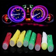 10pcs White T5 led Bulb COB W1.2W Lamp Car Interior Dashboard Gauge Instrument 12V