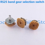 RS25 Shaft Panel Mount 1P11T 2P4T 2P5T 2P6T 3P3T 3P4T 4P3T Rotary Switch Selector Band 1 Pole 11 Pos
