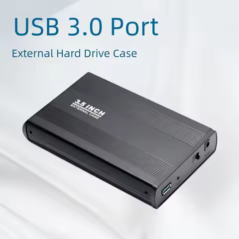 Mobile Hard Disk Box 3.5 Inch Desktop For SATA To USB3.0 External Aluminum Alloy Stable Transmission