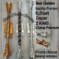 besi gorden fullset  /batang gorden /tiang gorden murah/ batang hordeng/ batang gorden fullset/ gagang gorden / tongkat gorden