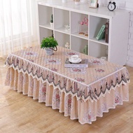 TAPLAK MEJA BERSIH RUANG TAMU GAYA EROPA RENDA NORDIC MODERN MINIMALIS