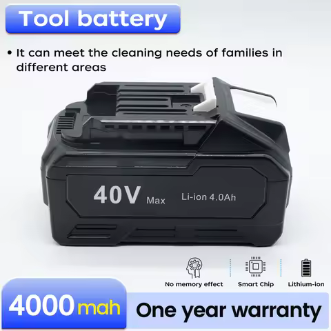 BNN GJD-Makita 40V 4.0A (21700）For Makita 40V 21700 Battery Power Tools Li-ion Replacement for 40 V 