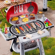 BBQ Toy Pretend Play Set Kitchen Barbecue Toys，Children's Home BBQ Toy Set Kitchen BBQ Skewers