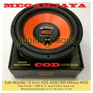 【PROMO】 - SPEAKER SUBWOOFER 12 INCH ADS ASW1200 NITROUS NOS 12"