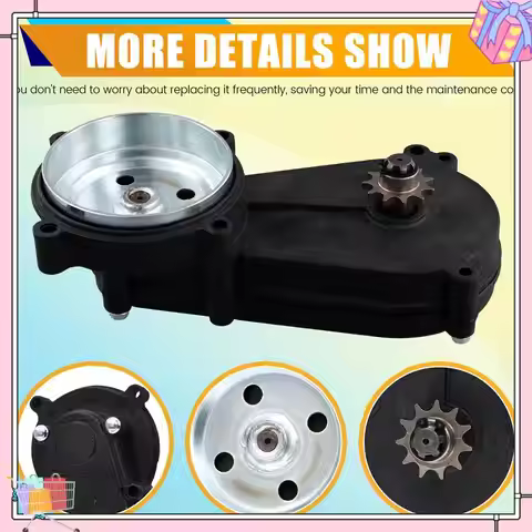 A77T-Transmission Gear Box Gearbox For 47CC 49CC 2-Stroke 4-Stroke Engine Clutch Mini Pocket Bike T8