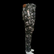 Celana Cargo Panjang Auf.co Warna Greenarmy bahan Kualitas Premium Grade A