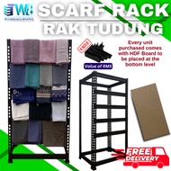 Boltless Rack For Hijab Rak Tudung Murah / Rak Besi / Rak Serbaguna Untuk Tudung Bawal Shawl Selenda