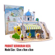 DOME HOUSE 3D Mini Puzzle | Girls' Birthday Gifts - 1688J - DIY Pazel - School Children's Crafts - D