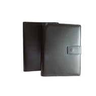 AG02 BLACK LEATHER NOTEBOOK AGENDA
