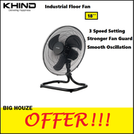 Khind 18’’ Industrial Floor Fan Aluminium Blade FF1803B